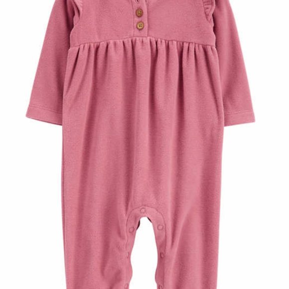NWT Carter's Baby Size 3M 2-pack Pink Jumpsuit Set - Picture 5 of 7